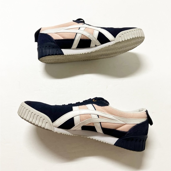 Onitsuka Tiger by Asics Womens Navy Pink White Delegation F Sneaker Size 11 - Picture 4 of 13